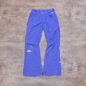 Vintage VTG Y2K 2000's 00's The North Face Purple Hyvent Purple Flair Snowpant's